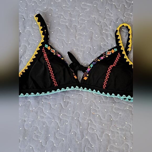 Banana Moon black bikini top size 40 - Picture 1 of 3